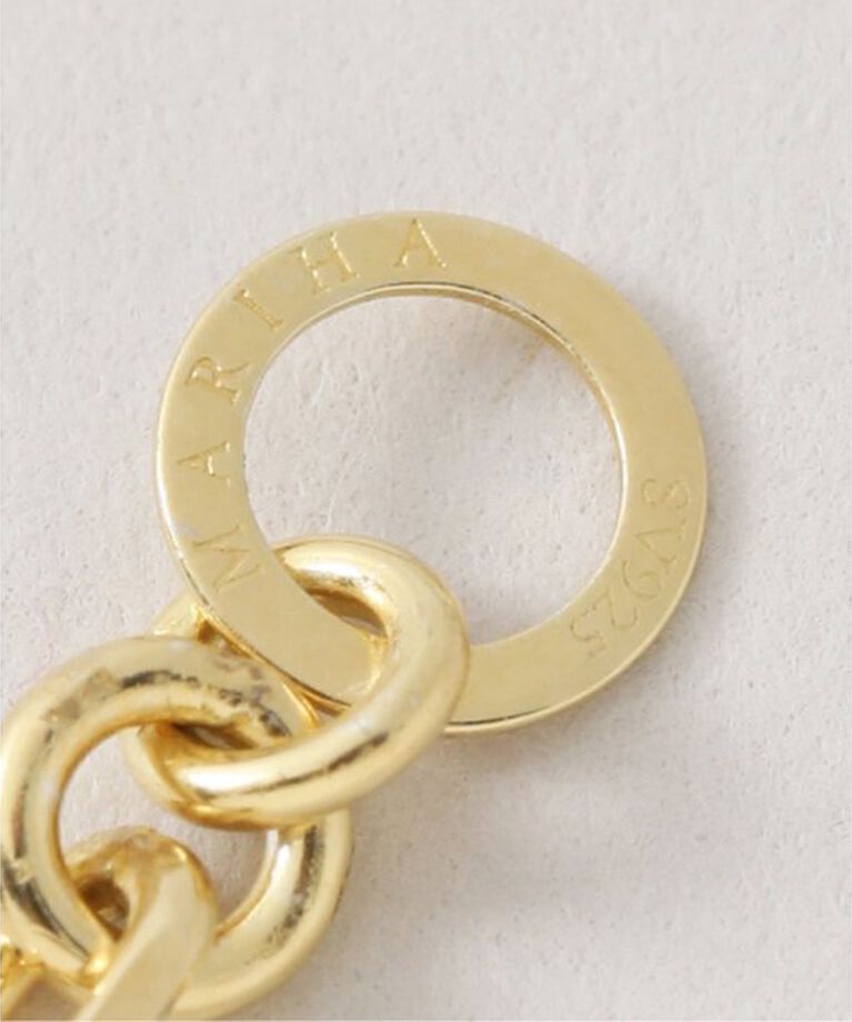 VERMEIL par iena「MARIHA （マリハ）True Love ネックレスロングレクタングルチェーン 60cm」|ネックレス|
