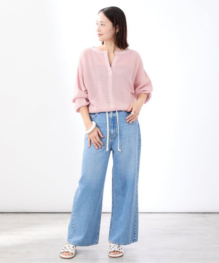 VERMEIL par iena「Crisp Cotton Relax プルオーバー」|ニット・セーター|