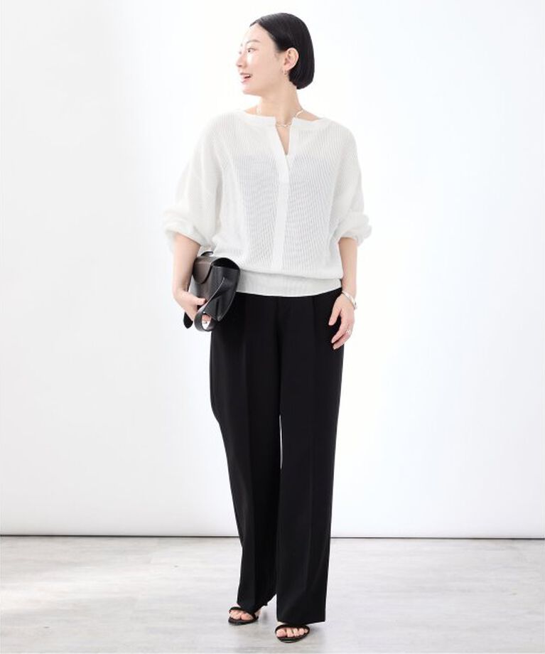 VERMEIL par iena「Crisp Cotton Relax プルオーバー」|ニット・セーター|