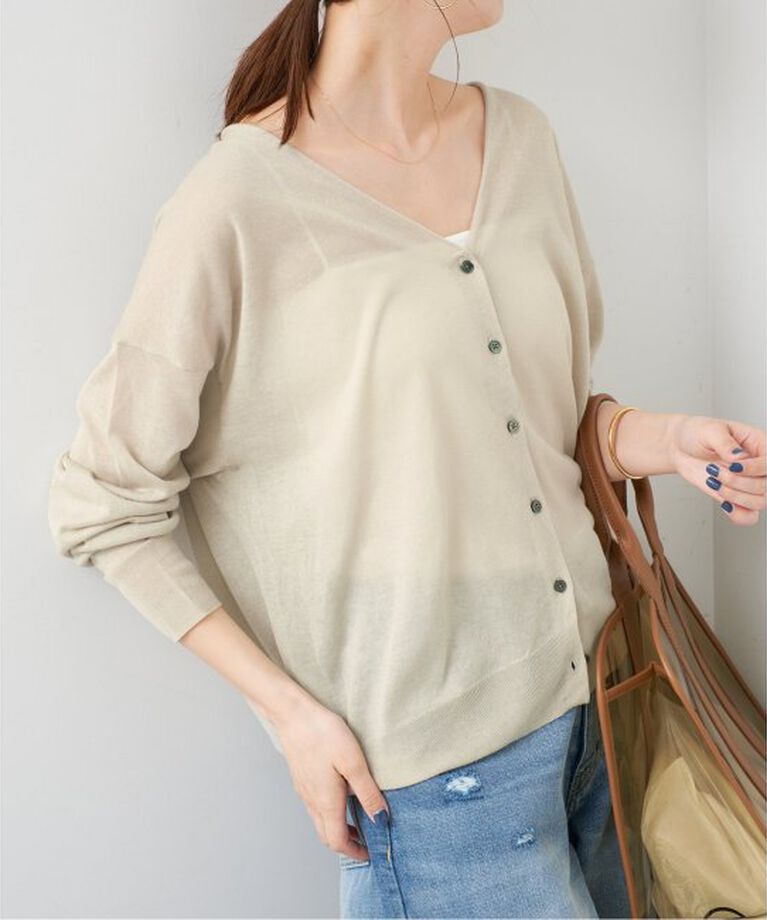 Spick and Span「ウォッシャブルシアーカーディガン」|カーディガン|