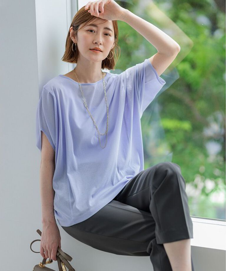 23区「【洗える】シアーTEE」|Tシャツ・カットソー|
