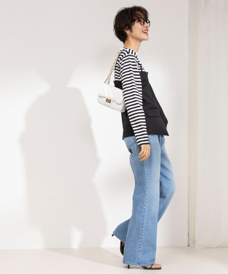 Rie Miller「GIZA COTTONロングスリーブTシャツ 」|Tシャツ・カットソー|