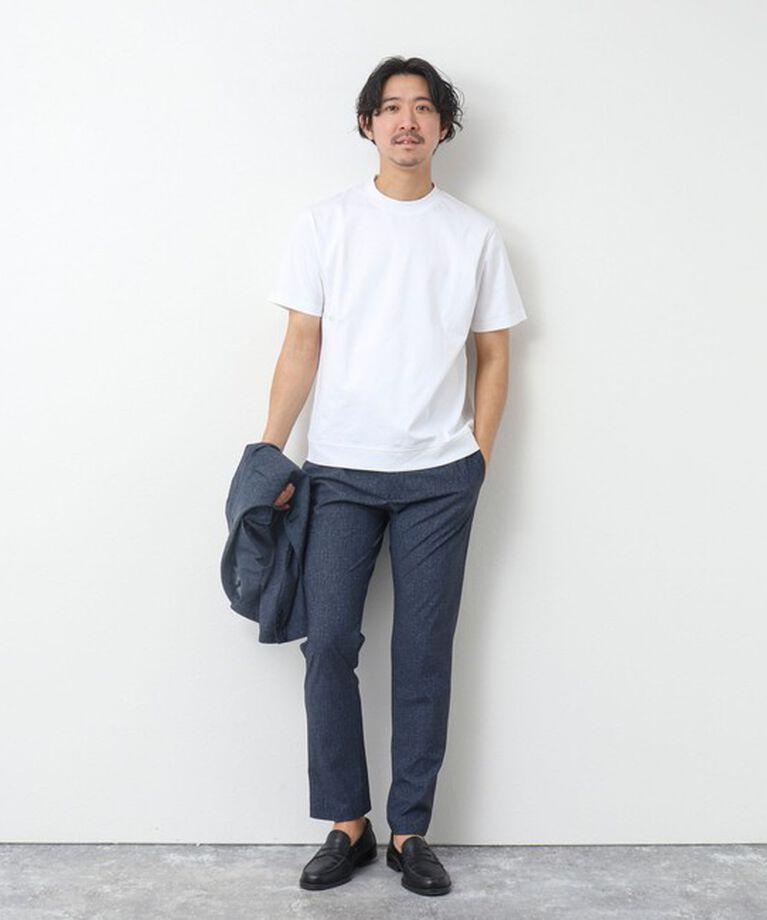 NOLLEY'S goodman「《ビジカジ対応》シルケットスムース / 天竺 ジャケット用Tシャツ」|Tシャツ・カットソー|