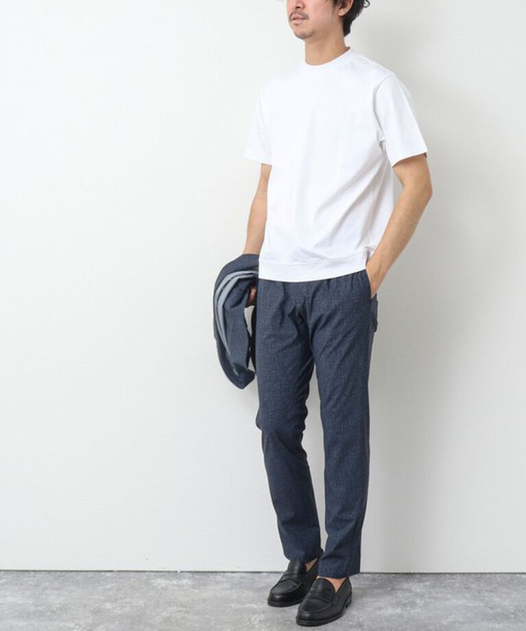 NOLLEY'S goodman「《ビジカジ対応》シルケットスムース / 天竺 ジャケット用Tシャツ」|Tシャツ・カットソー|