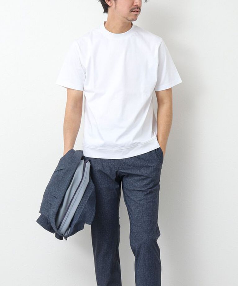 NOLLEY'S goodman「《ビジカジ対応》シルケットスムース / 天竺 ジャケット用Tシャツ」|Tシャツ・カットソー|
