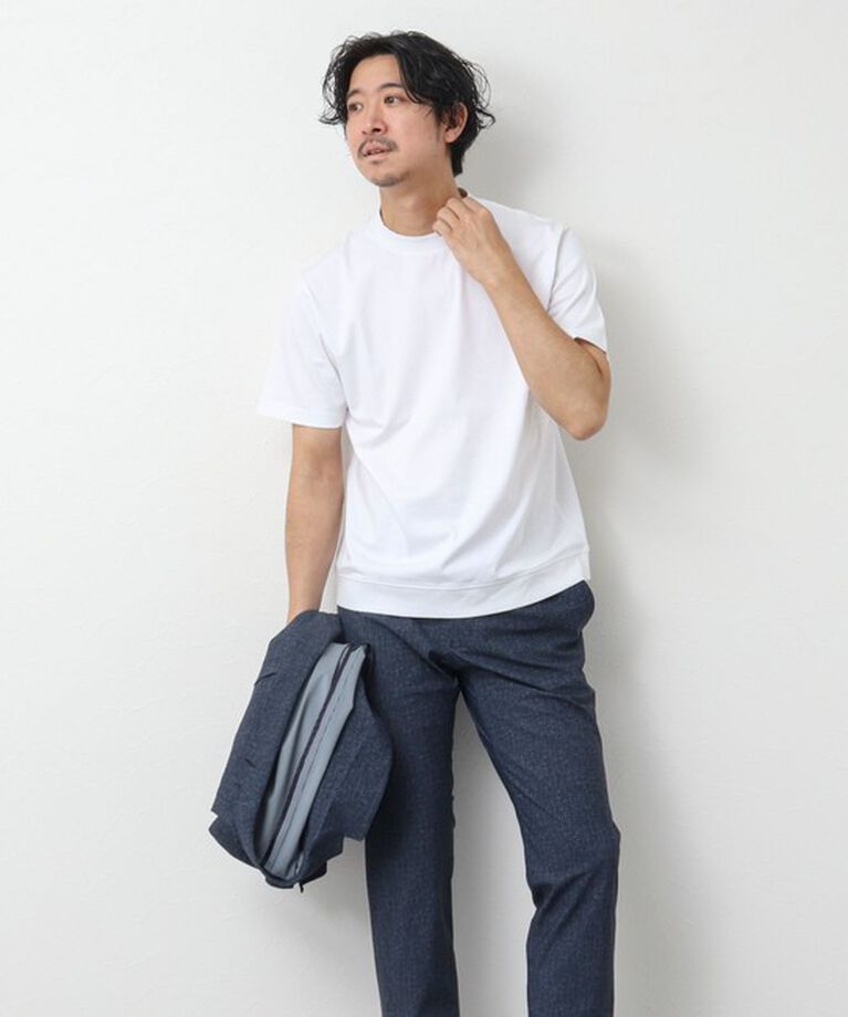 NOLLEY'S goodman「《ビジカジ対応》シルケットスムース / 天竺 ジャケット用Tシャツ」|Tシャツ・カットソー|