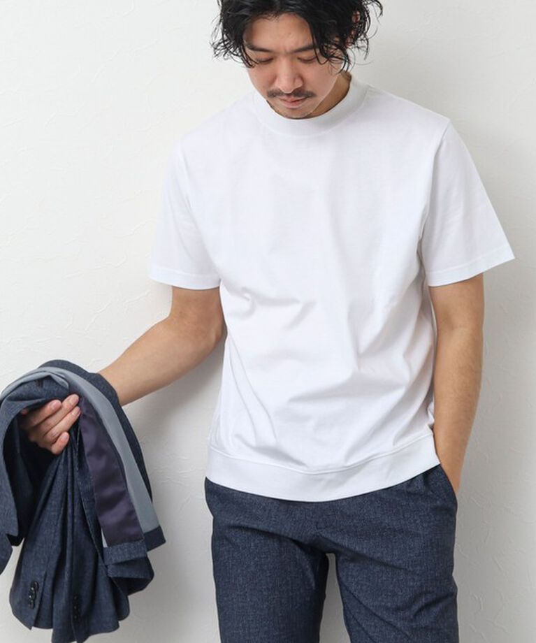NOLLEY'S goodman「《ビジカジ対応》シルケットスムース / 天竺 ジャケット用Tシャツ」|Tシャツ・カットソー|