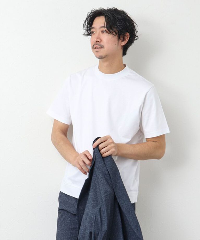 NOLLEY'S goodman「《ビジカジ対応》シルケットスムース / 天竺 ジャケット用Tシャツ」|Tシャツ・カットソー|