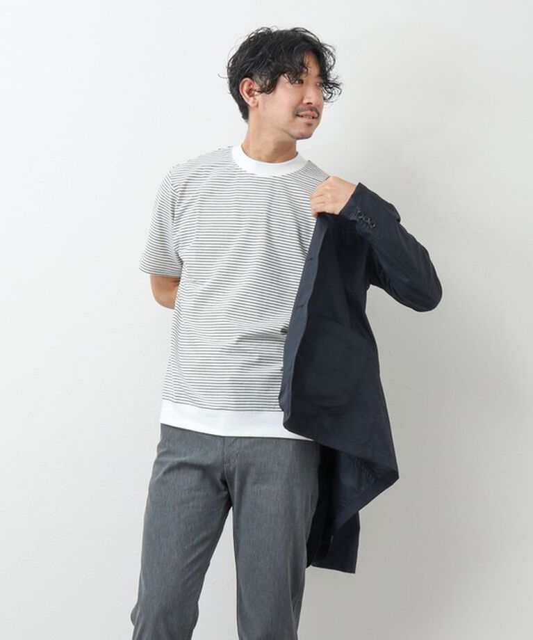 NOLLEY'S goodman「《ビジカジ対応》シルケットスムース / 天竺 ジャケット用Tシャツ」|Tシャツ・カットソー|