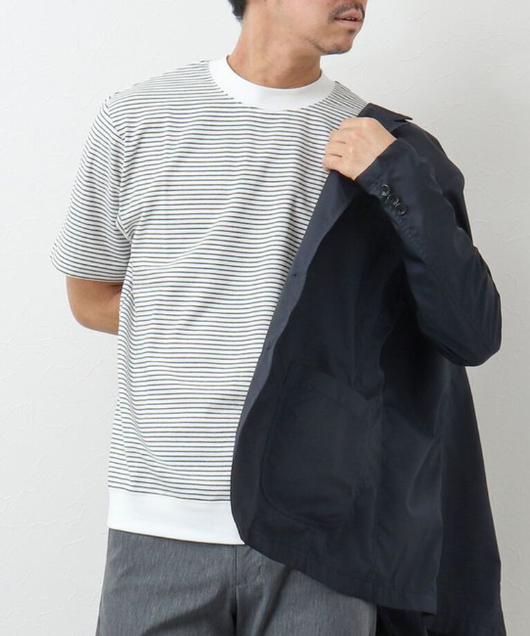 NOLLEY'S goodman「《ビジカジ対応》シルケットスムース / 天竺 ジャケット用Tシャツ」|Tシャツ・カットソー|