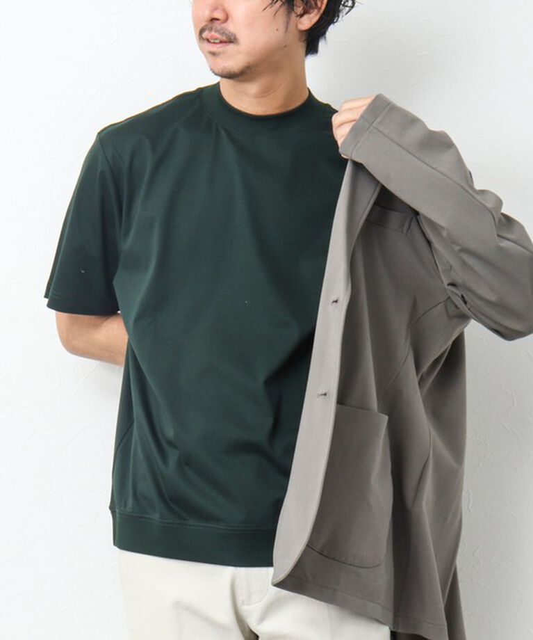 NOLLEY'S goodman「《ビジカジ対応》シルケットスムース / 天竺 ジャケット用Tシャツ」|Tシャツ・カットソー|