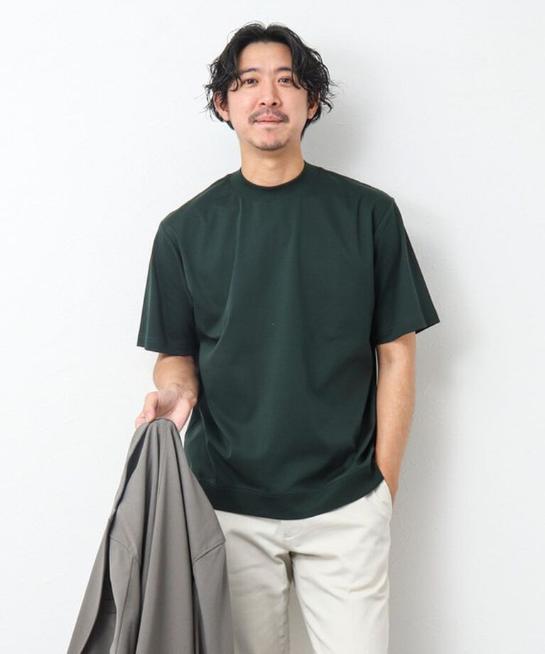 NOLLEY'S goodman「《ビジカジ対応》シルケットスムース / 天竺 ジャケット用Tシャツ」|Tシャツ・カットソー|