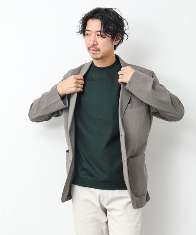 NOLLEY'S goodman「《ビジカジ対応》シルケットスムース / 天竺 ジャケット用Tシャツ」|Tシャツ・カットソー|
