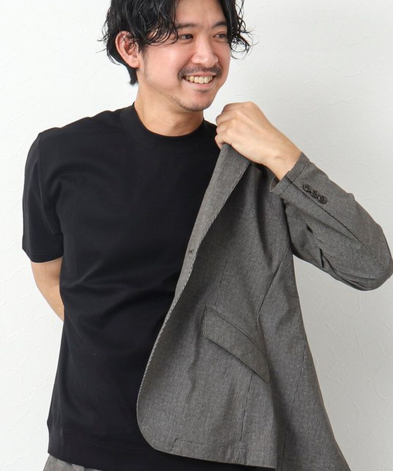 NOLLEY'S goodman「《ビジカジ対応》シルケットスムース / 天竺 ジャケット用Tシャツ」|Tシャツ・カットソー|
