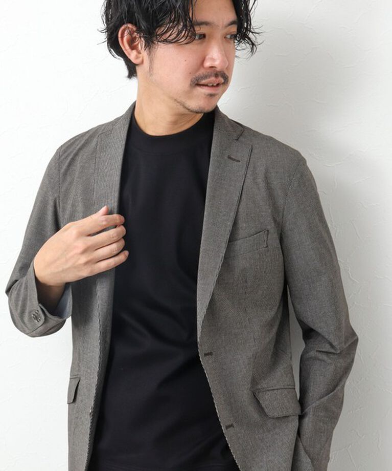 NOLLEY'S goodman「《ビジカジ対応》シルケットスムース / 天竺 ジャケット用Tシャツ」|Tシャツ・カットソー|