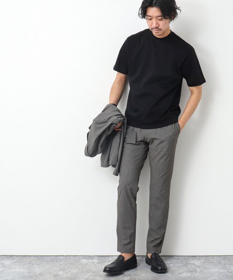 NOLLEY'S goodman「《ビジカジ対応》シルケットスムース / 天竺 ジャケット用Tシャツ」|Tシャツ・カットソー|