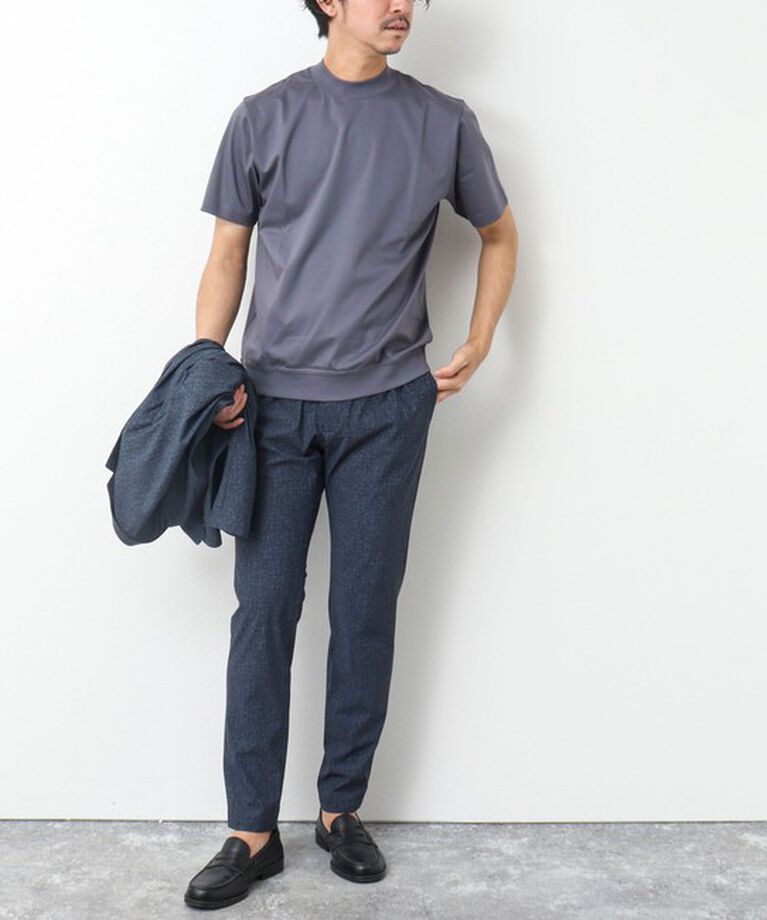NOLLEY'S goodman「《ビジカジ対応》シルケットスムース / 天竺 ジャケット用Tシャツ」|Tシャツ・カットソー|