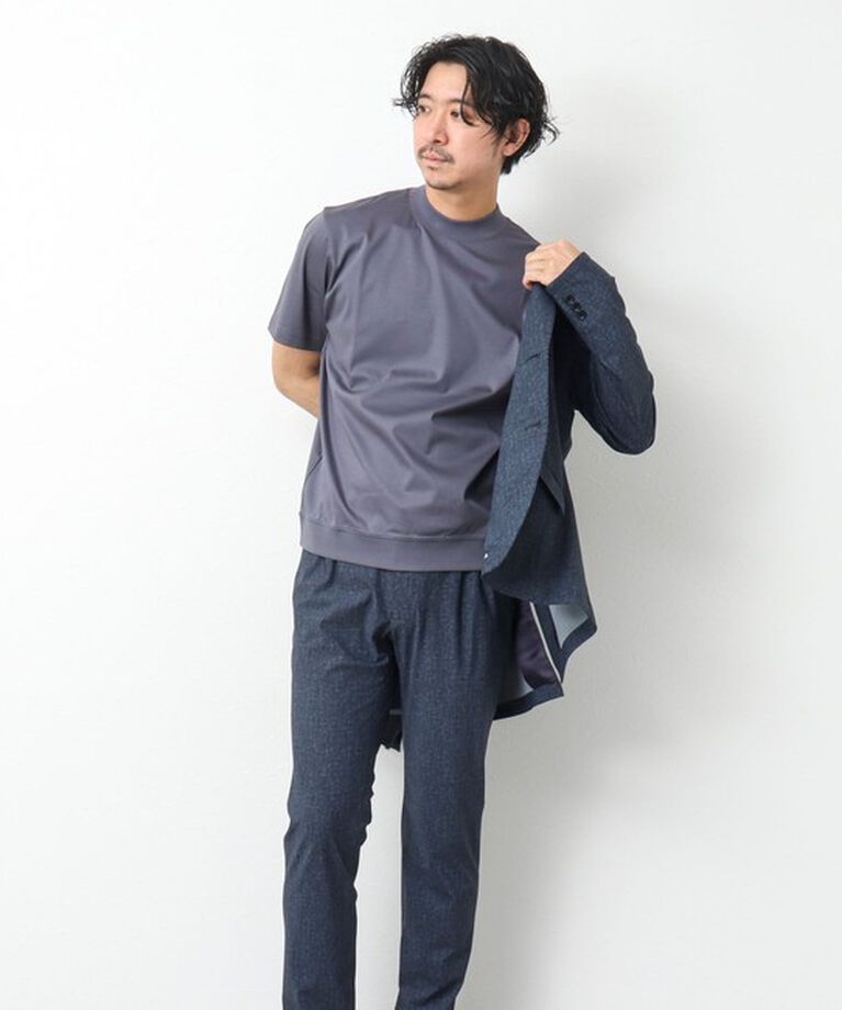 NOLLEY'S goodman「《ビジカジ対応》シルケットスムース / 天竺 ジャケット用Tシャツ」|Tシャツ・カットソー|