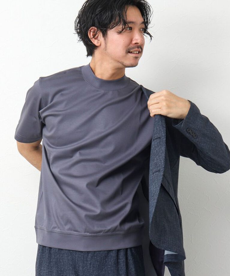 NOLLEY'S goodman「《ビジカジ対応》シルケットスムース / 天竺 ジャケット用Tシャツ」|Tシャツ・カットソー|