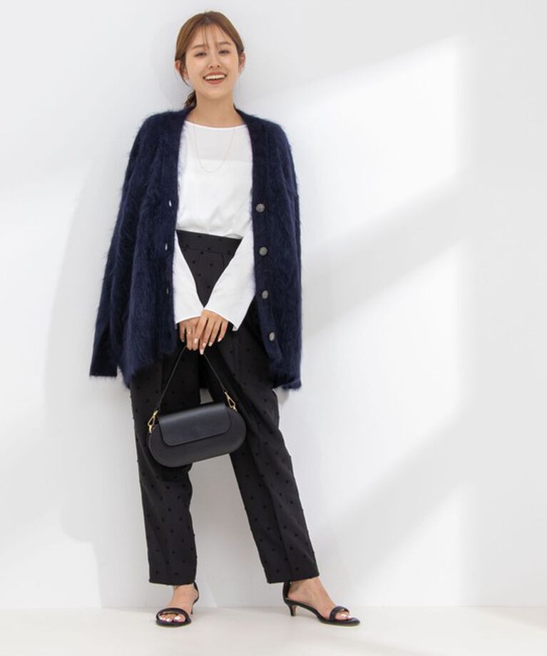 NOLLEY'S「《オールシーズン対応》ウォッシャブルドットツッキリツータックテーパードパンツ 24AW」|その他|