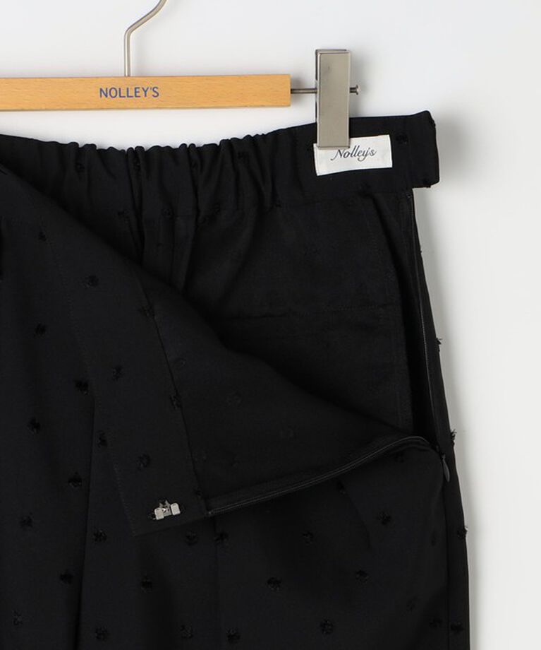 NOLLEY'S「《オールシーズン対応》ウォッシャブルドットツッキリツータックテーパードパンツ 24AW」|その他|