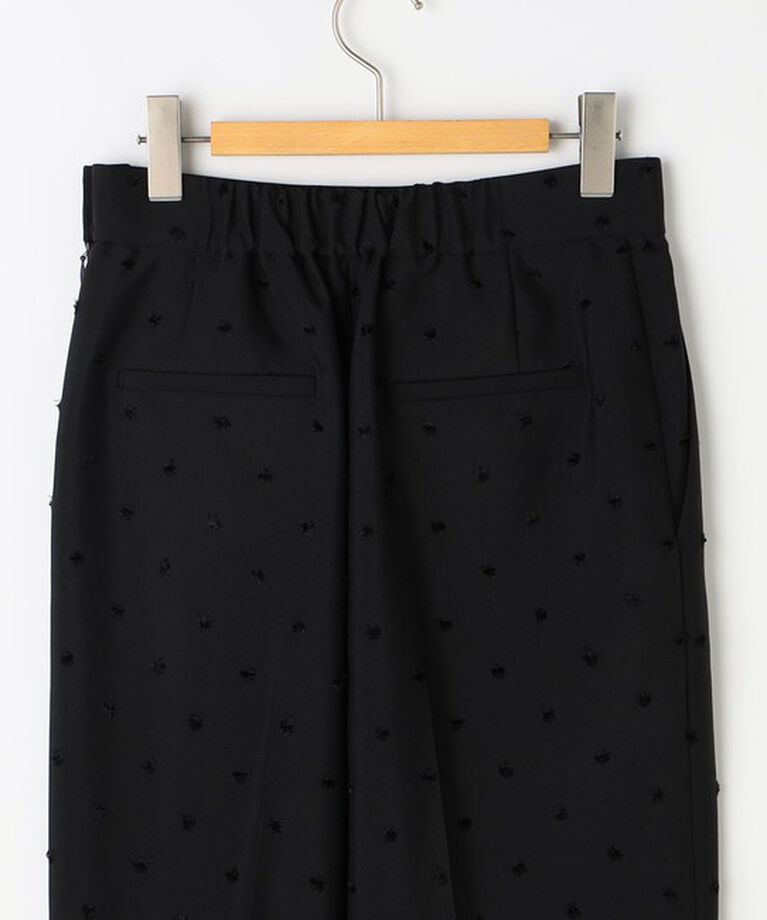 NOLLEY'S「《オールシーズン対応》ウォッシャブルドットツッキリツータックテーパードパンツ 24AW」|その他|