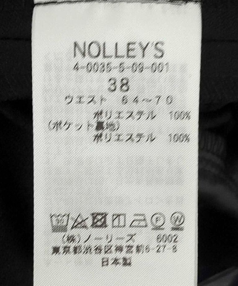 NOLLEY'S「《オールシーズン対応》ウォッシャブルドットツッキリツータックテーパードパンツ 24AW」|その他|