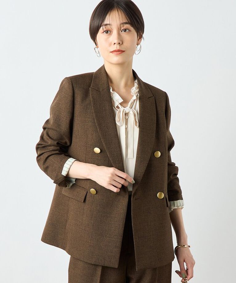 NOLLEY'S sophi「《セットアップ対応》シャークダブルジャケット」|テーラードジャケット|