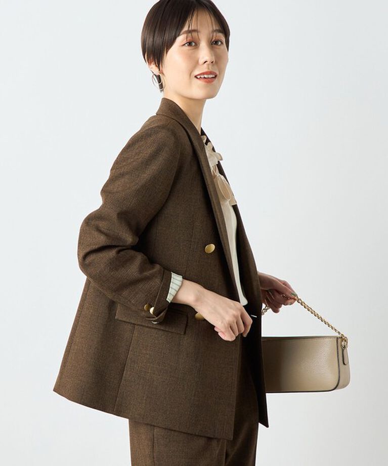 NOLLEY'S sophi「《セットアップ対応》シャークダブルジャケット」|テーラードジャケット|