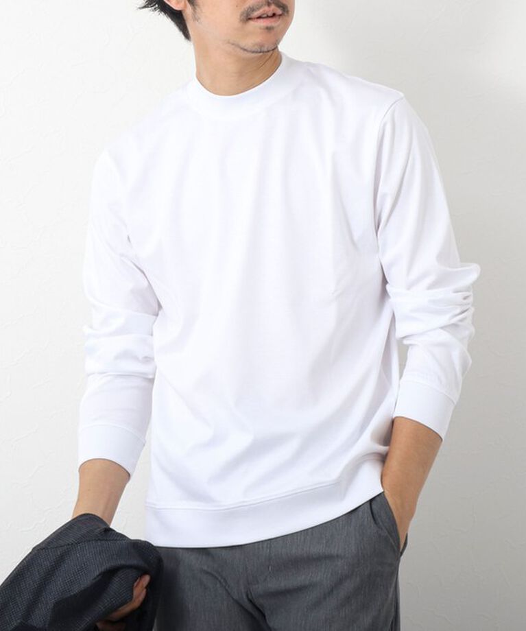 NOLLEY'S goodman「《ビジカジ対応》シルケットスムース ドレスT長袖」|Tシャツ・カットソー|