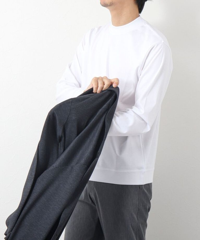 NOLLEY'S goodman「《ビジカジ対応》シルケットスムース ドレスT長袖」|Tシャツ・カットソー|