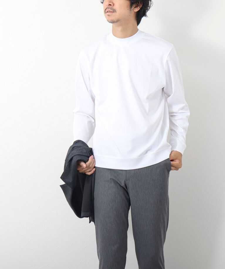 NOLLEY'S goodman「《ビジカジ対応》シルケットスムース ドレスT長袖」|Tシャツ・カットソー|
