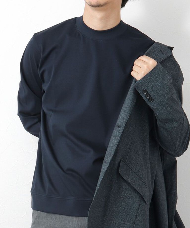 NOLLEY'S goodman「《ビジカジ対応》シルケットスムース ドレスT長袖」|Tシャツ・カットソー|