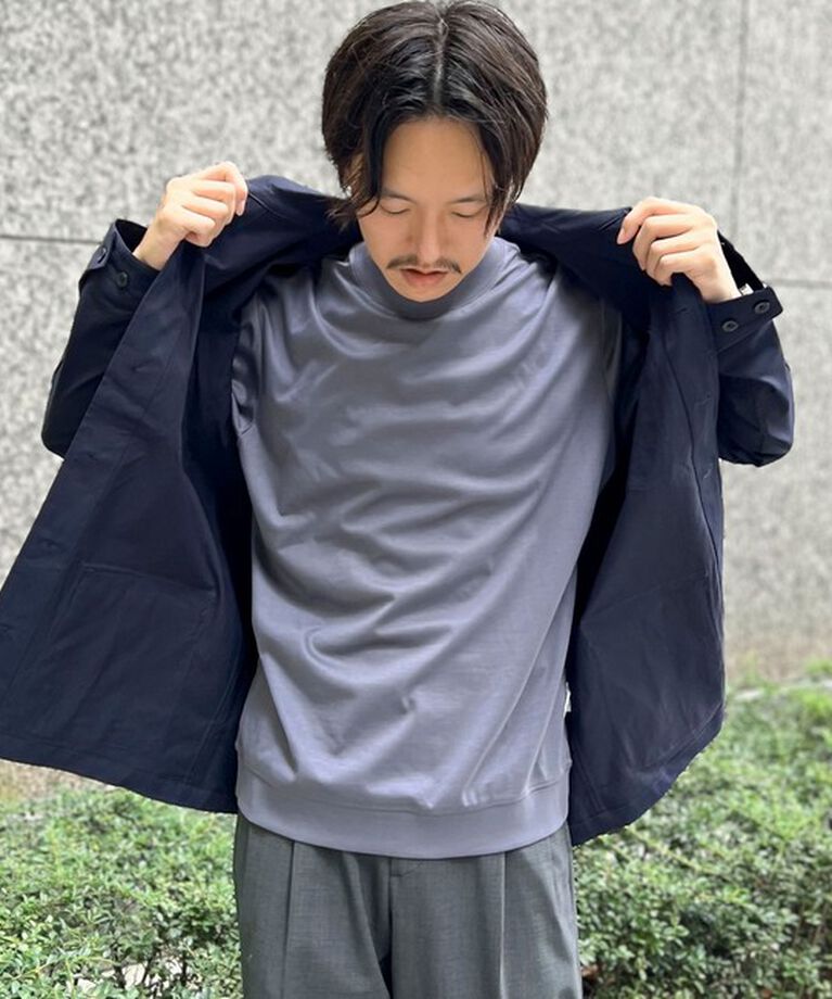 NOLLEY'S goodman「《ビジカジ対応》シルケットスムース ドレスT長袖」|Tシャツ・カットソー|