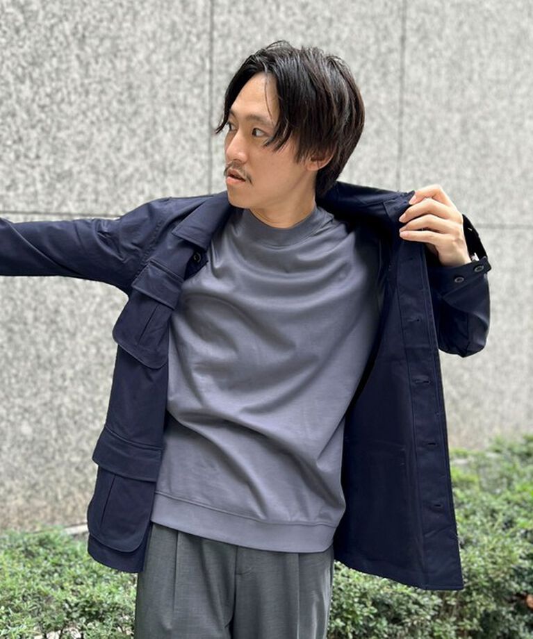 NOLLEY'S goodman「《ビジカジ対応》シルケットスムース ドレスT長袖」|Tシャツ・カットソー|