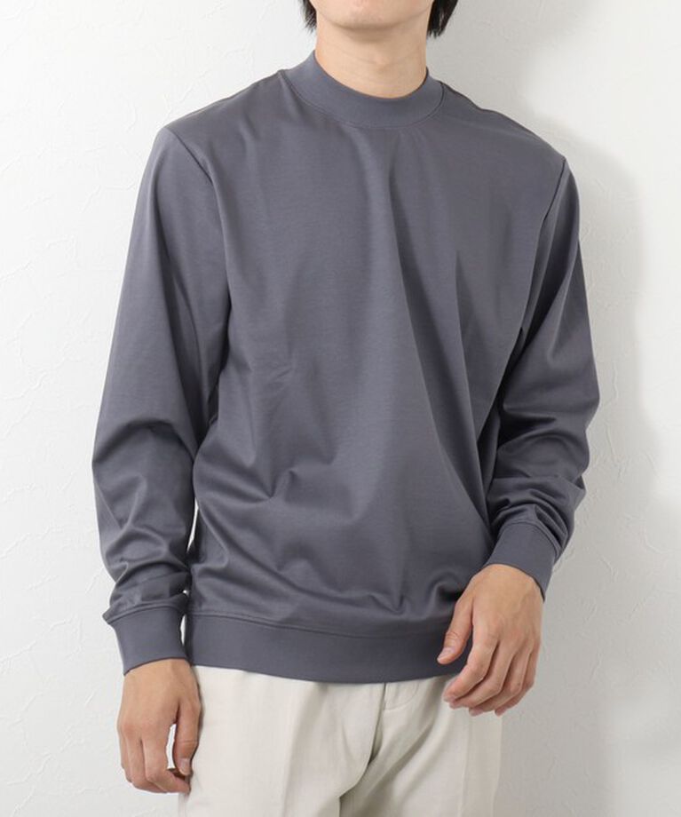 NOLLEY'S goodman「《ビジカジ対応》シルケットスムース ドレスT長袖」|Tシャツ・カットソー|