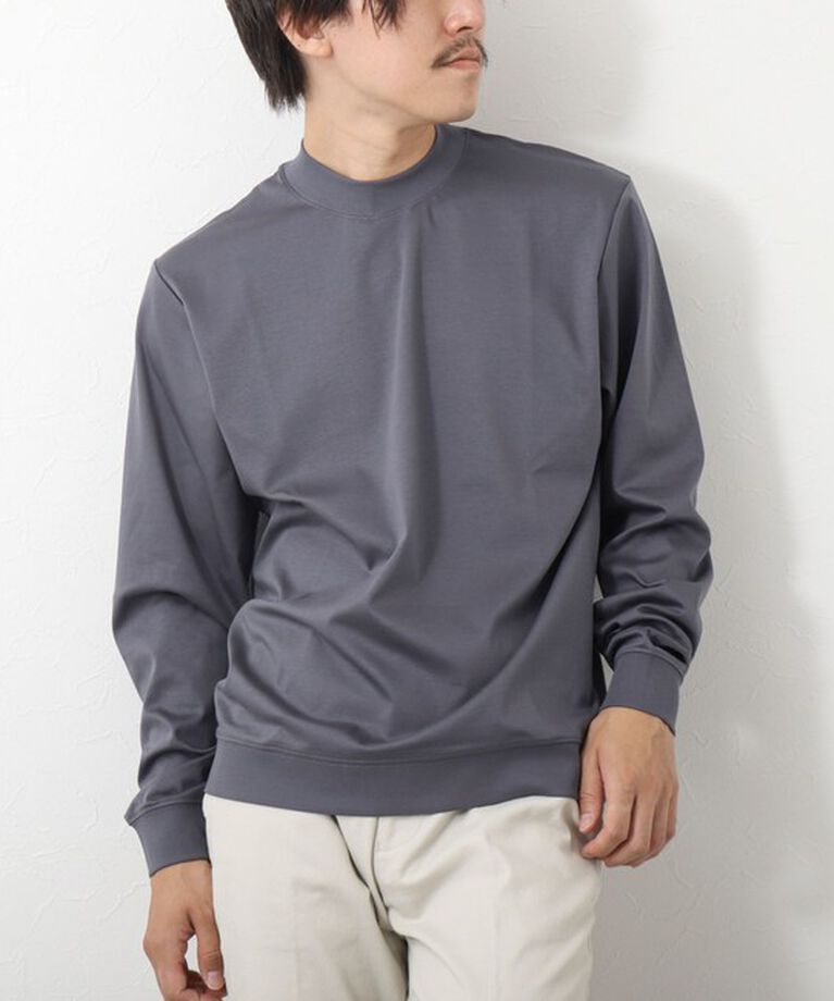 NOLLEY'S goodman「《ビジカジ対応》シルケットスムース ドレスT長袖」|Tシャツ・カットソー|