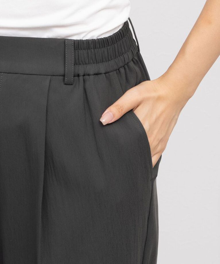 NOLLEY'S「ウォッシャブルキュプラストレッチタックテーパードパンツ」|その他|