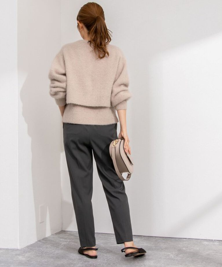 NOLLEY'S「ウォッシャブルキュプラストレッチタックテーパードパンツ」|その他|