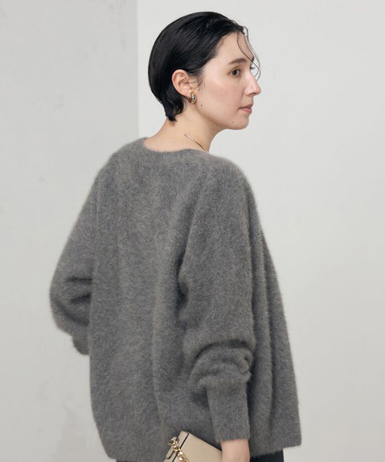 NOLLEY'S sophi「ヘアリーVネックカーディガン」|カーディガン|