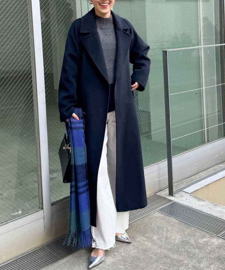 Ravissant Laviere「ハンドステッチベルテッドコート」|ダッフルコート|