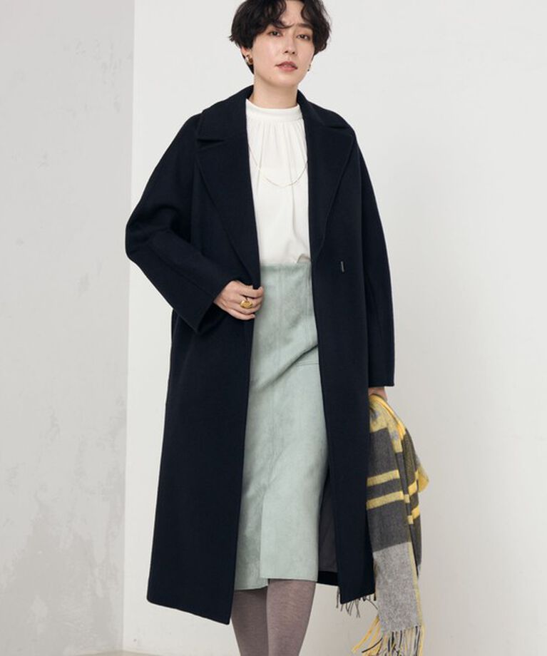 Ravissant Laviere「ハンドステッチベルテッドコート」|ダッフルコート|