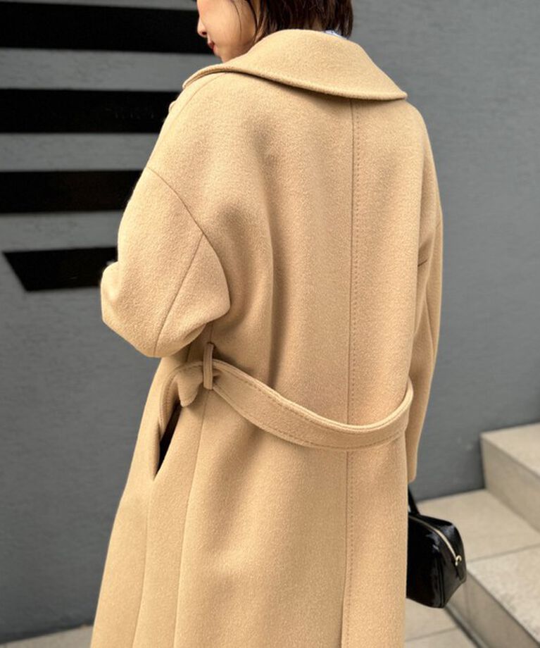 Ravissant Laviere「ハンドステッチベルテッドコート」|ダッフルコート|