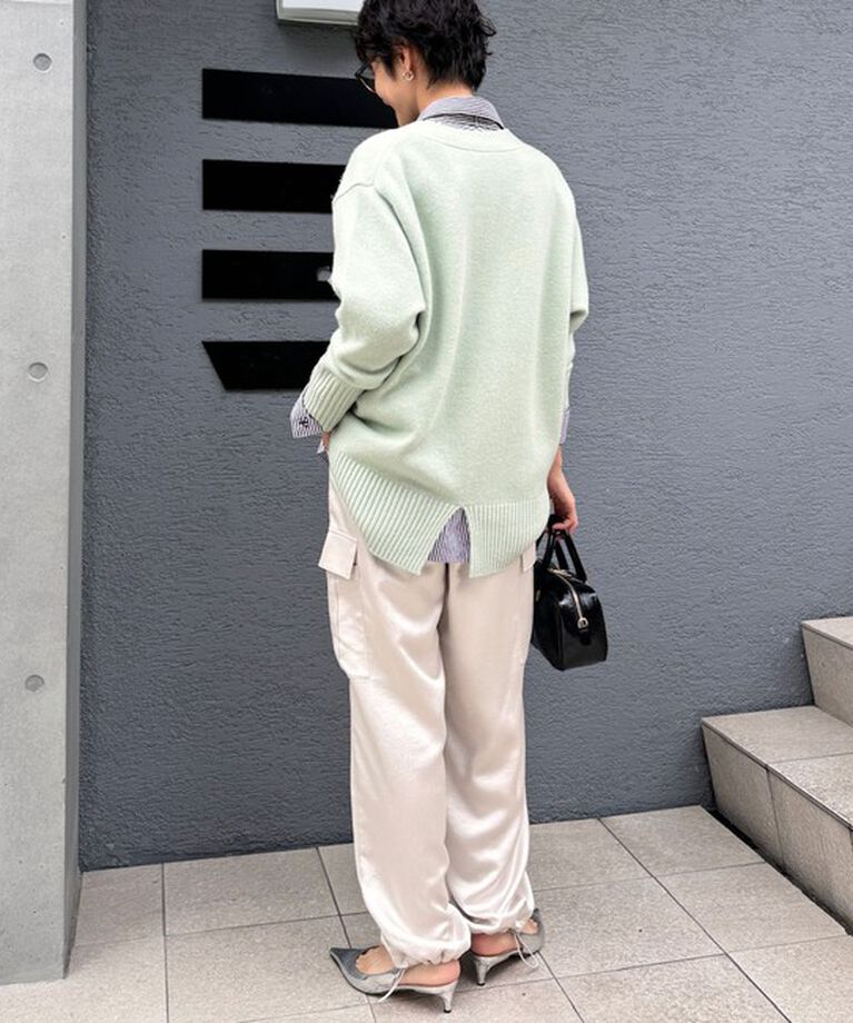 NOLLEY'S sophi「サテンドロストカーゴパンツ」|カーゴ|