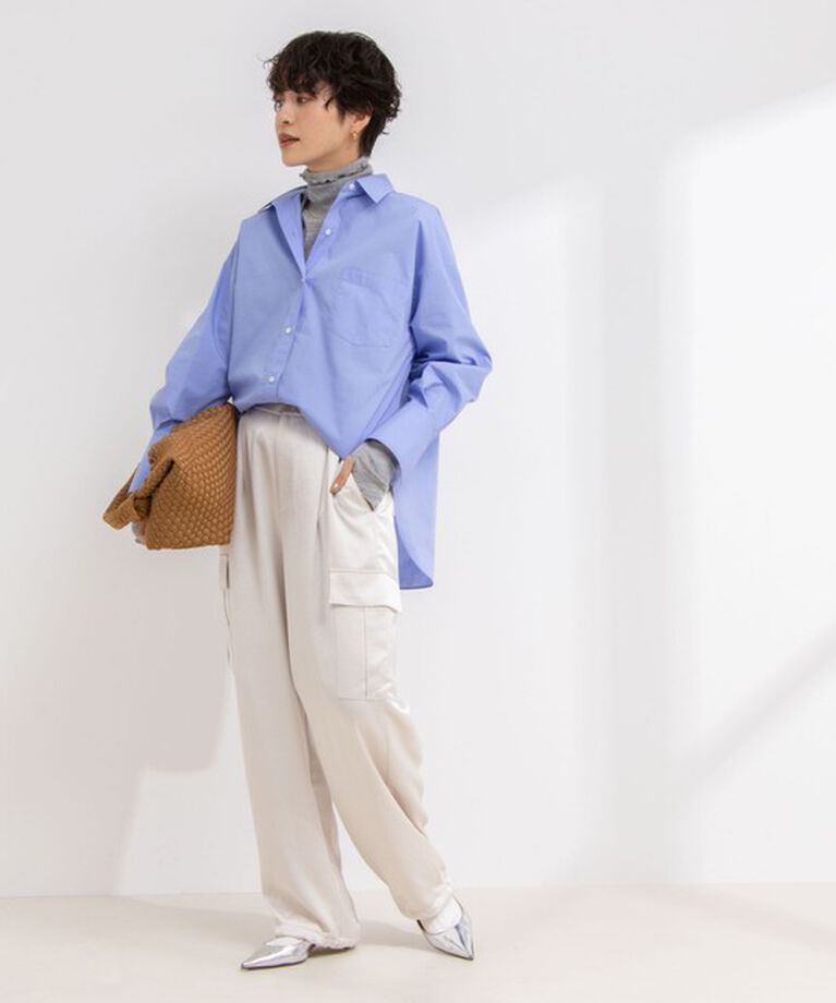 NOLLEY'S sophi「サテンドロストカーゴパンツ」|カーゴ|