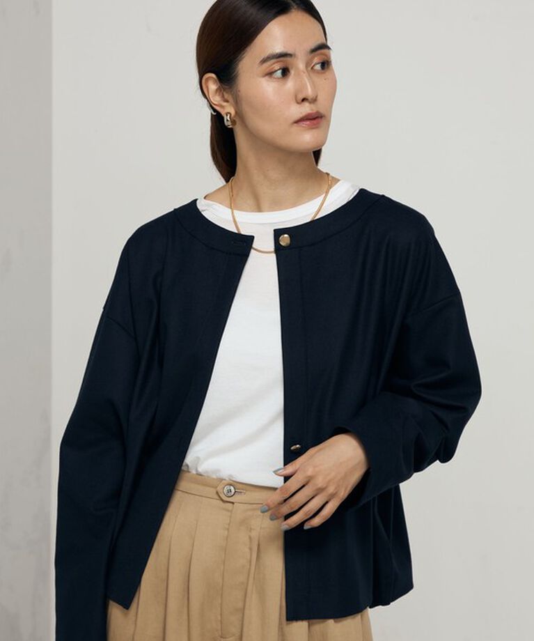 NOLLEY'S「《セットアップ対応》ウォッシャブル両面起毛2WAYシャツ」|シャツ・ブラウス|