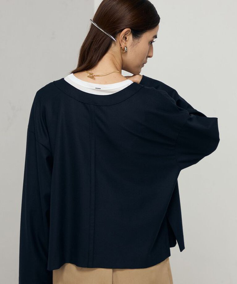 NOLLEY'S「《セットアップ対応》ウォッシャブル両面起毛2WAYシャツ」|シャツ・ブラウス|