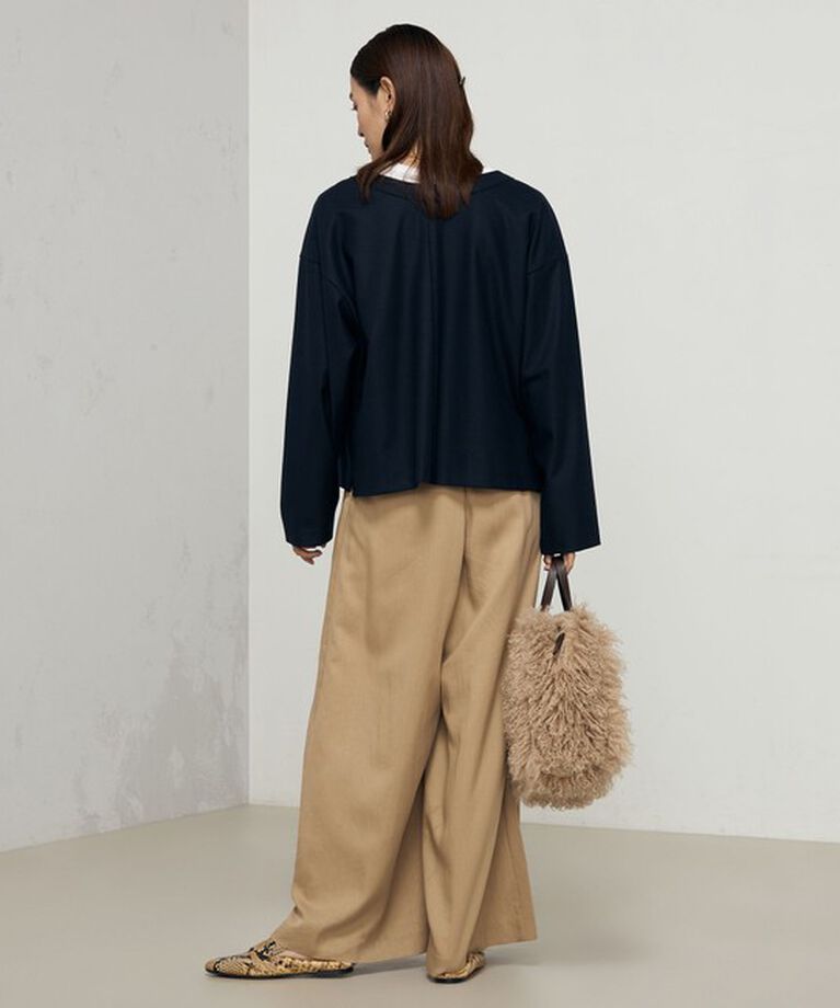 NOLLEY'S「《セットアップ対応》ウォッシャブル両面起毛2WAYシャツ」|シャツ・ブラウス|