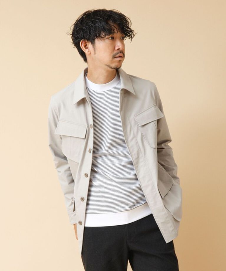 NOLLEY'S goodman「《ビジカジ対応》セミシルケットスムース ボーダードレスT長袖 24AW」|Tシャツ・カットソー|