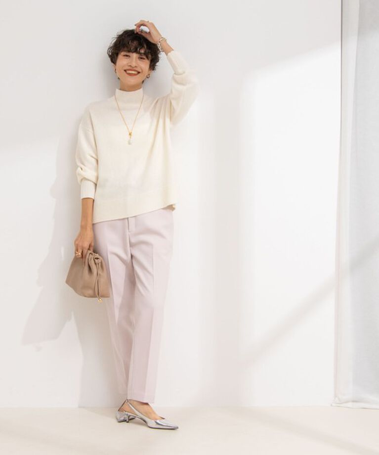 NOLLEY'S sophi「ウォッシャブルウール調サージテーパードパンツ」|その他|